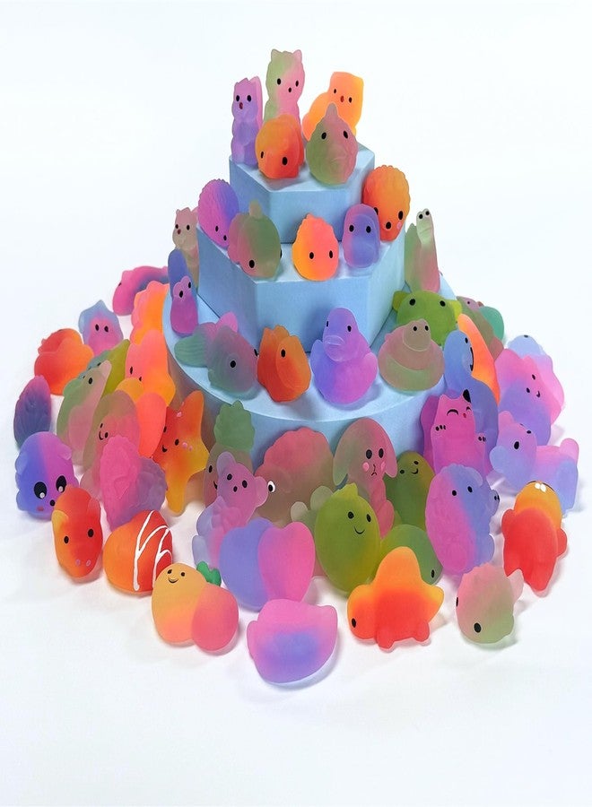 Ganjiang 50Pack(Random Delivery) Gradient Color Series Mochi Squishy Birthday ,Party Favors,Classroom prizes,Goody Bag Stuffers - Image 2